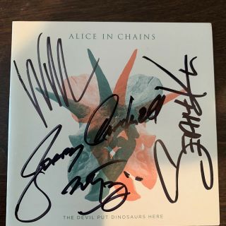 Alice In Chains Signed Cd Booklet & Cd Jerry Cantrell