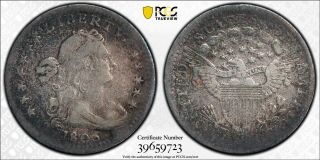 1803 Draped Bust Silver Half Dime - Small 8 - Rare Pcgs Vf Details - Old Estate