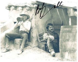 Robert Duvall Signed Lonesome Dove 8x10 W/ Gus & Spoon Drinking Moonshine