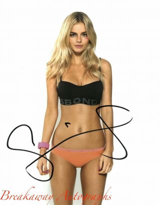 Samara Weaving Signed 8x10 Photo Exact Proof Autographed Bill And Ted