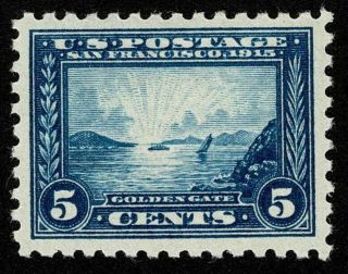 Scott 403 5c Panama - Pacific Exposition 1914 H Og Well Centered