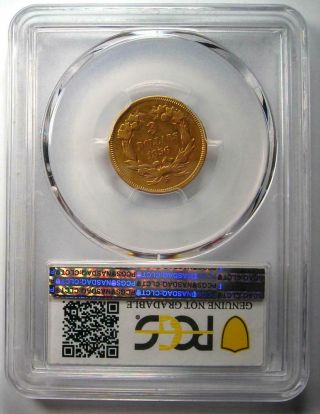 1856 - S Three Dollar Indian Gold Coin $3 - Certified PCGS XF Details - Rare Date 3