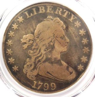 1799 Draped Bust Silver Dollar $1 Coin Bb - 161 B - 11 - Pcgs Fine Detail - Rare