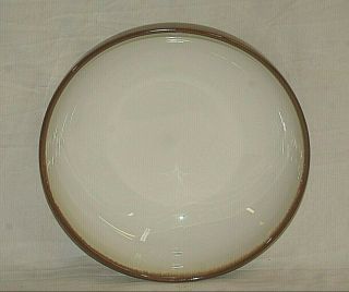 Concepts Cocoa by Sango Round Vegetable Bowl Brown Shade Band Coupe Brown Trim 2