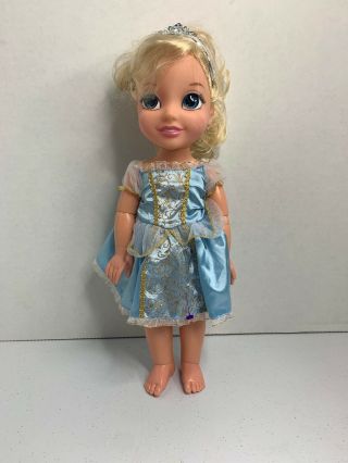 Jakks Pacific Disney Princess Cinderella 14 - Inch Toddler Doll,  Open Box