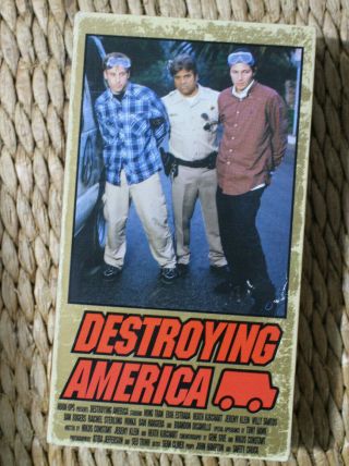 Rare Vintage TONY HAWK Signed Autographed VHS Destroying America Skateboard TAPE 3