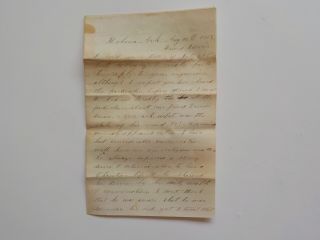 Civil War Letter 1863 Death Tent Mate 25th Wisconsin Vicksburg Helena Arkansas