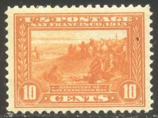 U.  S.  400a Vf/xf Beauty - 1913 10c Pan - Pacific,  Orange ($175)
