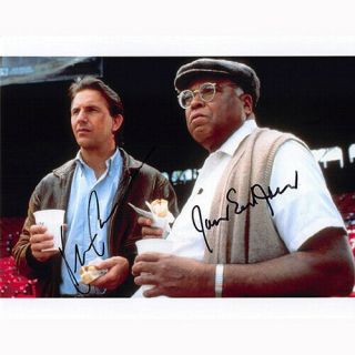 Kevin Costner & James Earl Jones (61078) - Autographed In Person 8x10 W/