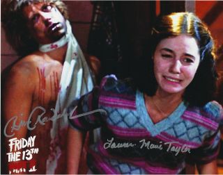 Bill Randolph Lauren Taylor Friday The 13th Part 2 Hand Signed 8x10 Photo W