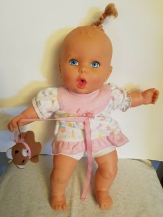 Gerber Baby Doll With Plush Bear - 1997