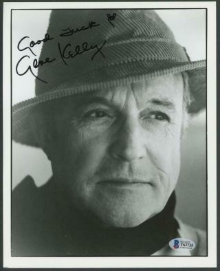 Gene Kelly Signed 8x10 Photo | Bas Beckett Certified Autograph