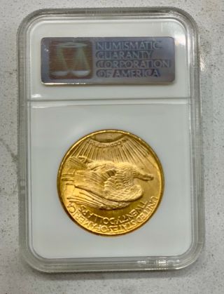 1924 $20 Gold Saint Gaudens Double Eagle (ms 64) Ngc Coin