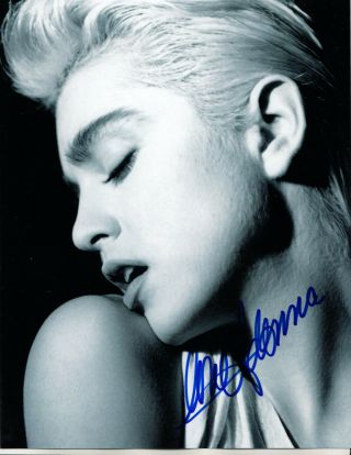 Madonna - Stunning Upclose Pose - Hand Signed Autographed Photo With