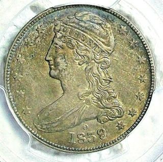 1839 - O United States Capped Bust Reeded Edge Silver Half Dollar Pcgs Xf - 45 L@@k