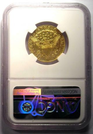 1804 Capped Bust Gold Half Eagle $5 - Certified NGC AU Details - Rare Gold Coin 3
