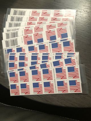 300 Usps Us Flag Forever Stamps 2017
