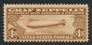 United States (us) C14 Regum F - Vf $1.  30 Zeppelin