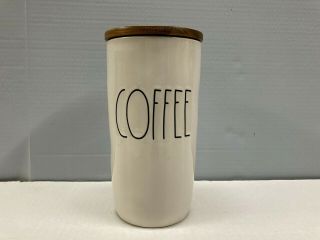 Htf Rae Dunn Coffee Canister Wooden Lid Ll Large Letter By Magenta