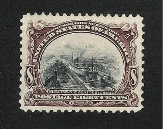 U.  S.  Scott 298 Pan - American 8 Cent Mnh Brown Violet & Black Stamp.