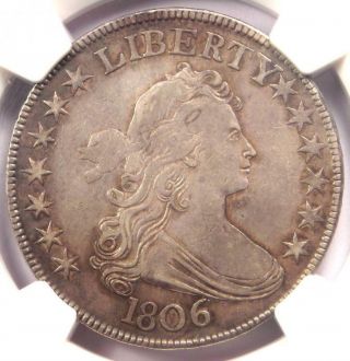 1806 Draped Bust Half Dollar 50c O - 118a - Ngc Xf Detail - Rare Certified Coin