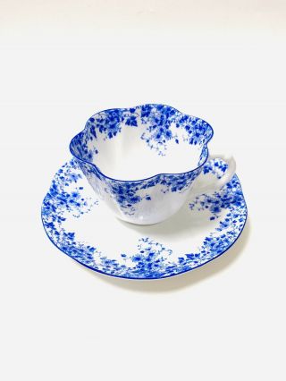 Shelley “dainty Blue” Teacup And Saucer