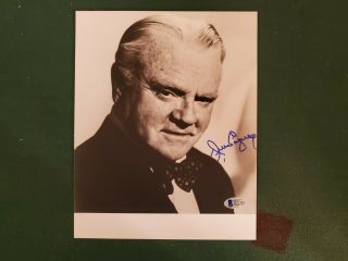 James Cagney Signed Autographed 8x10 Photo Authenticated By Beckett
