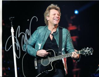 Jon Bon Jovi - Rocker - Hand Signed Autographed Photo With