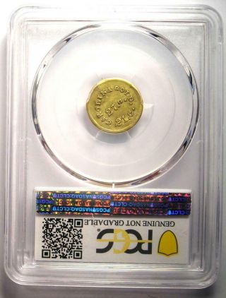 1842 - 50 A.  Bechtler Carolina Gold Dollar G$1 27 gr - PCGS AU Detail - Rare Coin 3