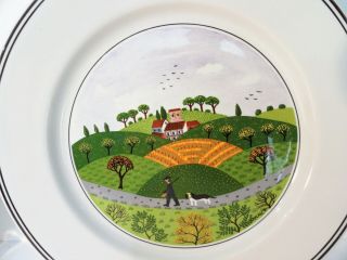 Villeroy & Boch Design Naif 4 Salad Plates - Lapland 1,  3,  4,  & 6 3