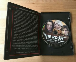 The Room DVD - Autographed by Tommy Wiseau 2