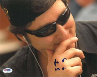Phil Hellmuth Signed Poker Authentic Autographed 8x10 Photo (psa/dna) T32501