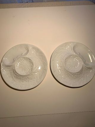 Set Of 2 Williams Sonoma Artichoke Plates Made In Portugal Embossed 2