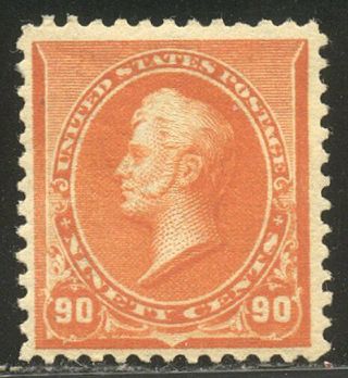 U.  S.  229 Beauty - 1890 90c Orange ($450)