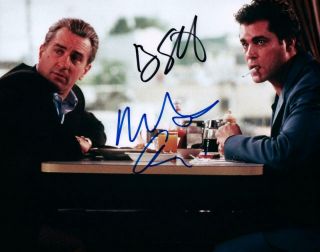 Ray Liotta Robert Deniro 8x10 Signed Picture Autographed Photo With