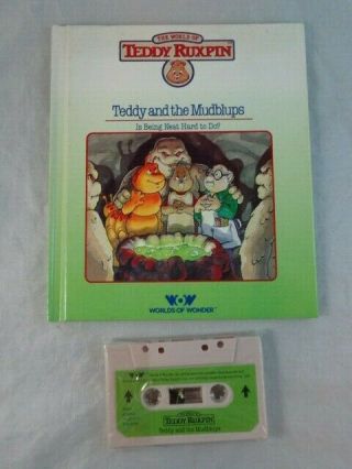 Teddy Ruxpin Teddy And The Mudblups Book And Tape