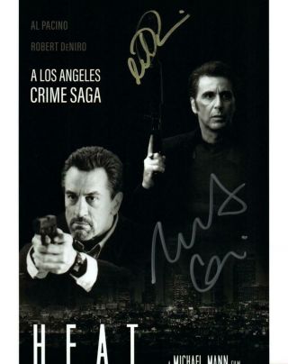 Robert Deniro Al Pacino Signed 8x10 Photo Autographed Picture Pic And