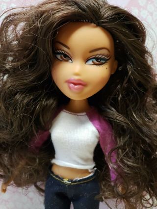Bratz Doll Yasmin Black Friday In Clothes Curly Haired Version