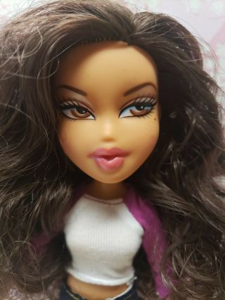 Bratz Doll Yasmin Black Friday in clothes curly haired version 3
