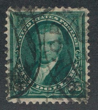 United States (us) 263 F - Vf $5 Marshall With Certif.
