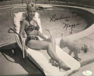 Barbara Eden Rare Jsa I Dream Of Jeannie Star Autographed 8x10 Photo