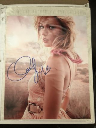 Taylor Swift Signed Autographed Photo With 8x10