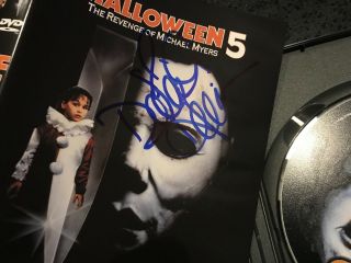 Danielle Harris Halloween 5 The Revenge of Michael Myers DVD Autographed 2