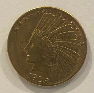1908 - D Indian Head $10 Eagle Gold Coin G$10