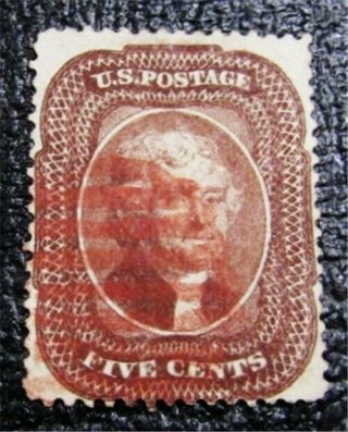 Nystamps Us Stamp 28 Red Cancel $1200