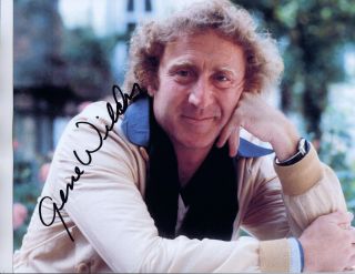 Gene Wilder - Willie Wonka - Comedian - Hand Signed Autographed Photo With