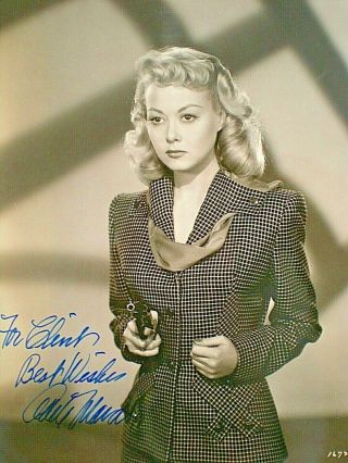 Signed Photo Adele Mara - Vintage - - Young & - Popular Pin - Up Girl - -