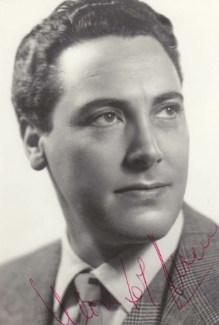 Mario Del Monaco Celebrated Opera Singer Tenor1960 Vintage Photo Signed