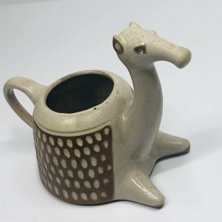 David Stewart Lions Valley Pottery Camel w/Tags Mid Century MCM Planter (II) 3