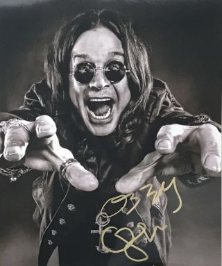Ozzy Osbourne Signed Autographed Photo W/ Holo